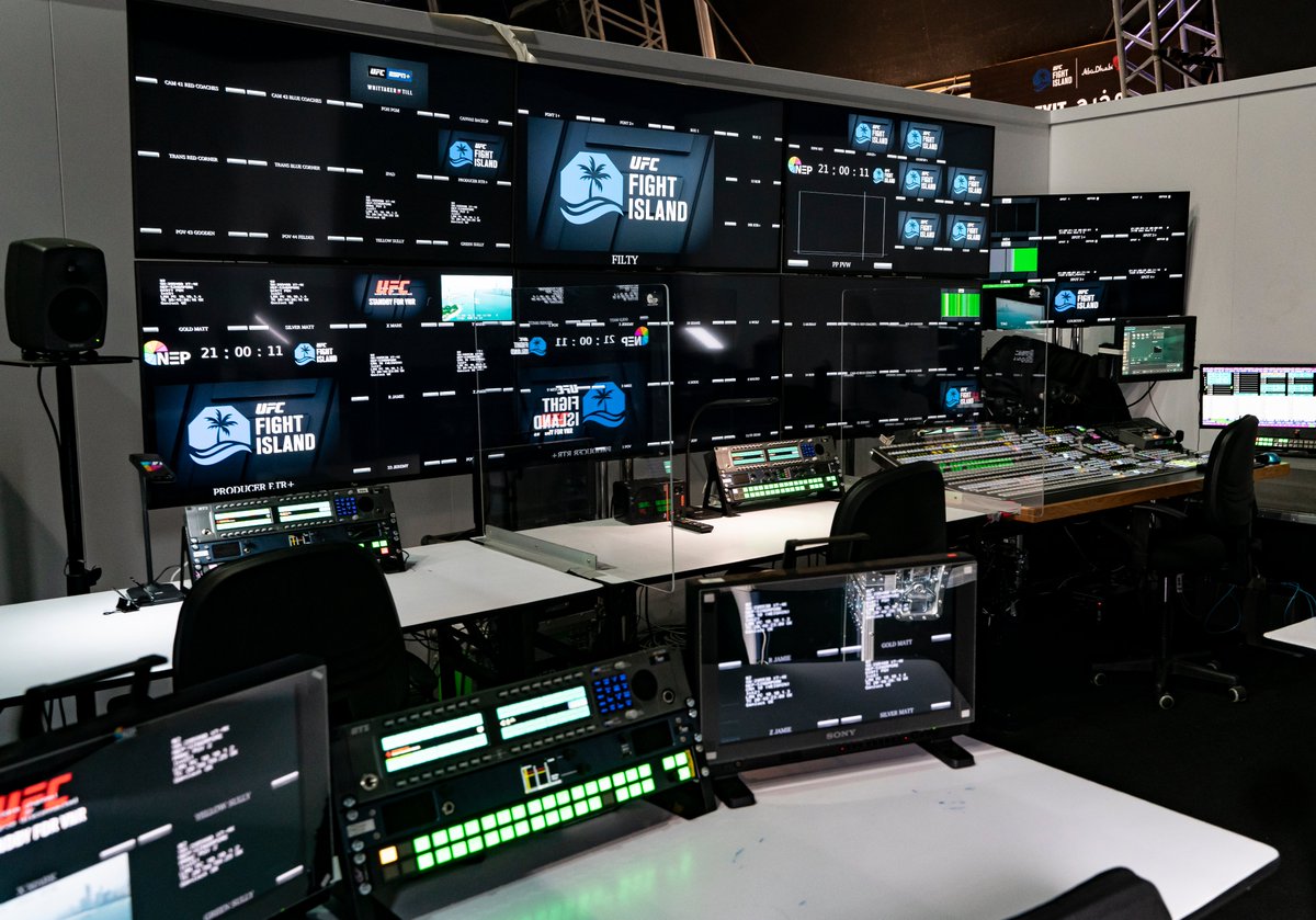 NEPGroupInc's tweet photo. Our NEP Singapore and India team were proud to support their client Concom for UFC's Fight Island. Job well done by the entire crew! #OneTeam #UFCFightIsland #BackToBroadcast https://t.co/oUixjKzbfV