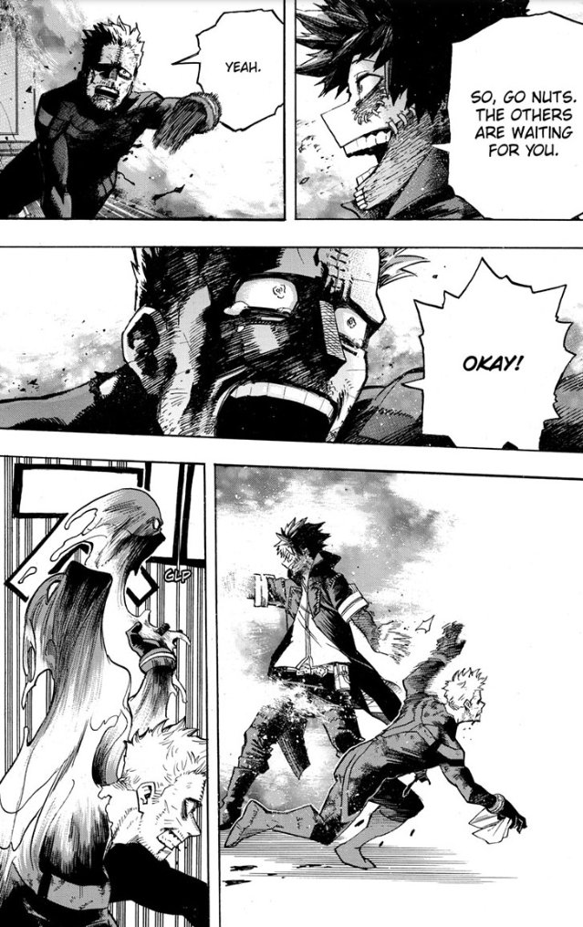 Pt.2Dabi attempted to get twice outside to help him escape. Which shows that he never intended on him being killed.