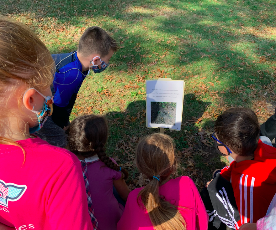 KWMathScience's tweet photo. Beautiful fall weather = An enjoyable math book walk!
Mrs. Marshall @marshallmath1 and some 2nd grade friends took a walk, read about nature, and answered math questions! Thank you @McLennan1977 for the amazing words and pictures in your Autumn Math Walk book! #GriswoldSOARS https://t.co/UDeQu0wgwr
