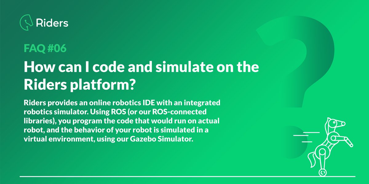 us_riders's tweet image. "How can I code and simulate on the Riders platform?"
It is simple! We provide an online robotics IDE with an integrated robotics simulator.⚙️
Follow us for more and stay tuned for our virtual competitions!
#robotics #VEX #virtualrobotics #softwaredeveloper #roboticscompetition