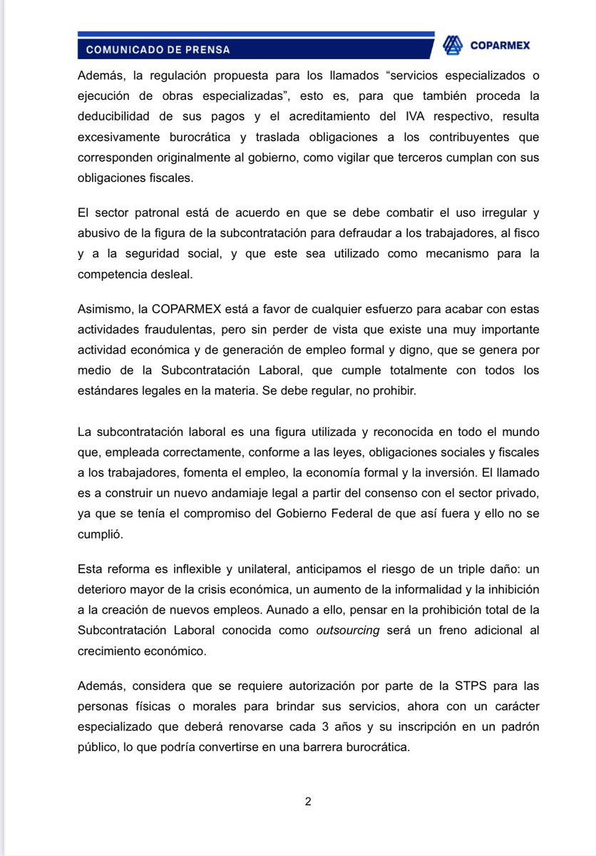 qtf's tweet photo. El outsourcing genera empleos y peor aún ¡NO HAY TMEC SIN OUTSOURCING!
Es un atentado grave contra la productividad.
AMLO patea el empleo en México.
Es un inepto.
Las empresas se van a ir, punto; aumentará la pobreza, el desempleo, la inseguridad... dogmatismo puro. 
FernandaF https://t.co/JVWF4t3zfj