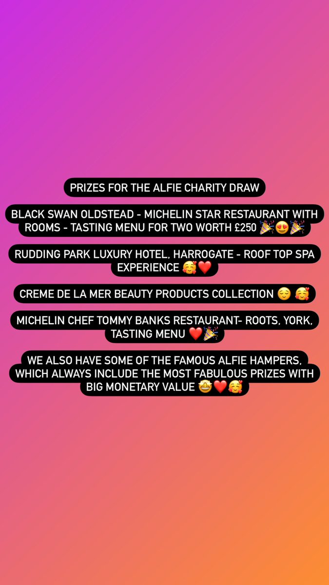 Our Annual Grand Prize Draw Tickets are now available, with some amazing prizes 😍🤩

Please support us ❤️
Each ticket costs £1 or £5 per book. 
We can post these out to you &amp; you can do a bank transfer or send a cheque. 
Or you can collect &amp; pay from Best Kept Secret Clothing