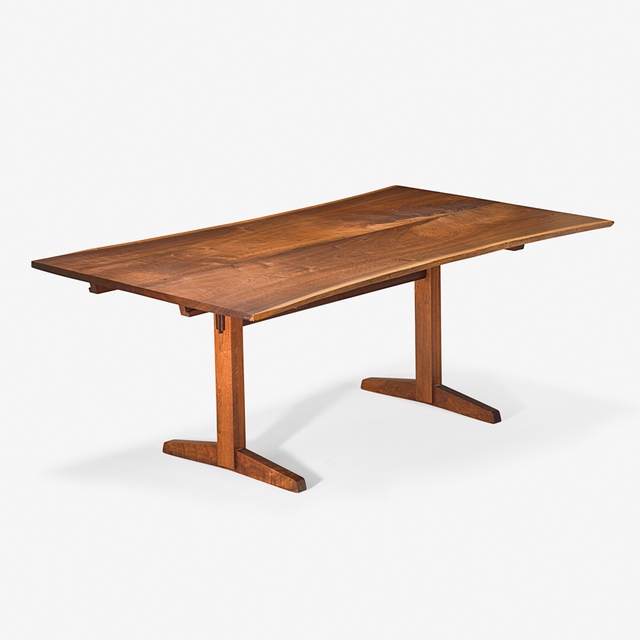 I mean, it's in The Magazine of Fantasy & Science Fiction, so there's a lot of OTHER STUFF that happens. And there's a beautiful Nakashima table in it.