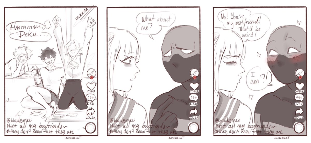 A comic about Toga thinking she is in a shojo anime. 