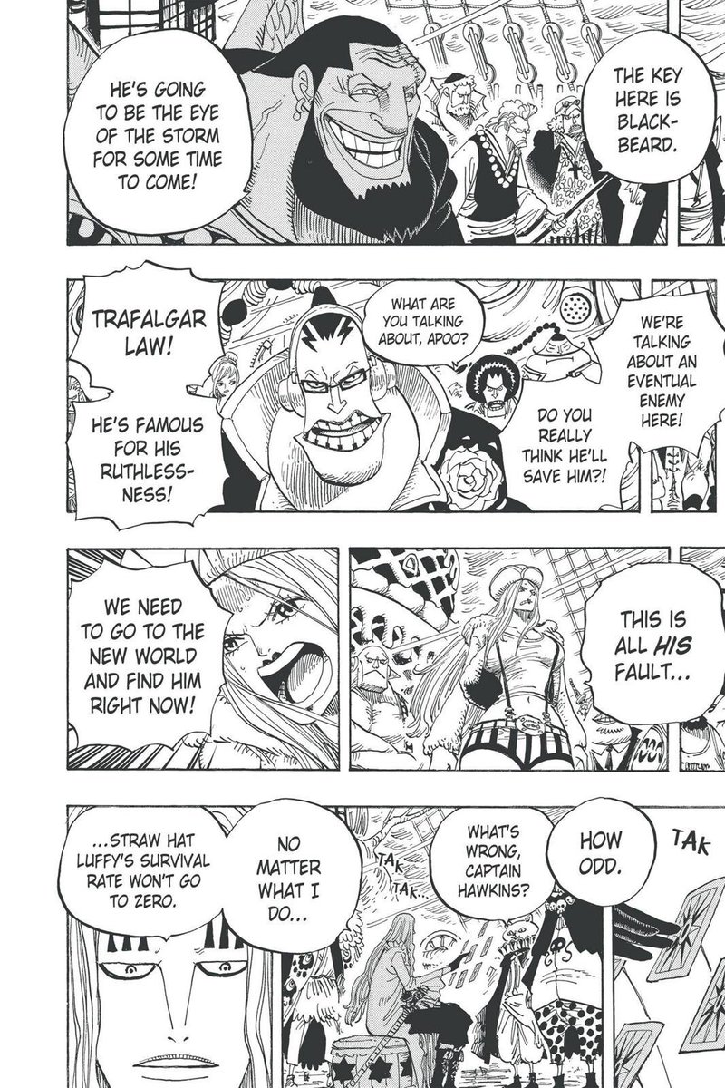 Bref, l’évolution des SN dans la piraterie fait qu’ils se doivent de combattre au moins une fois un Yonko.Ce qui n’est pas du tout le cas pour Zoro et Killer qui eux, ne sont que des 2nd, donc n’auront jamais besoin ni d’affronter ni de battre des Yonko pour évoluer.