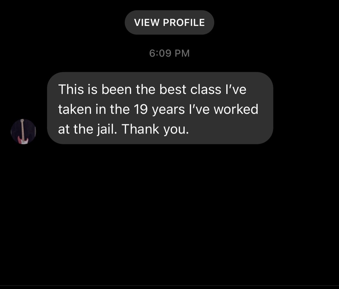 SolutionPPlus1's tweet photo. We live for messages like these. Our training speaks for itself. #cit #MentalHealthAwareness #criminaljusticereform #crisisintervention @JoeSmarro @Jesse_Trevino_ https://t.co/cnxBPvvgMr