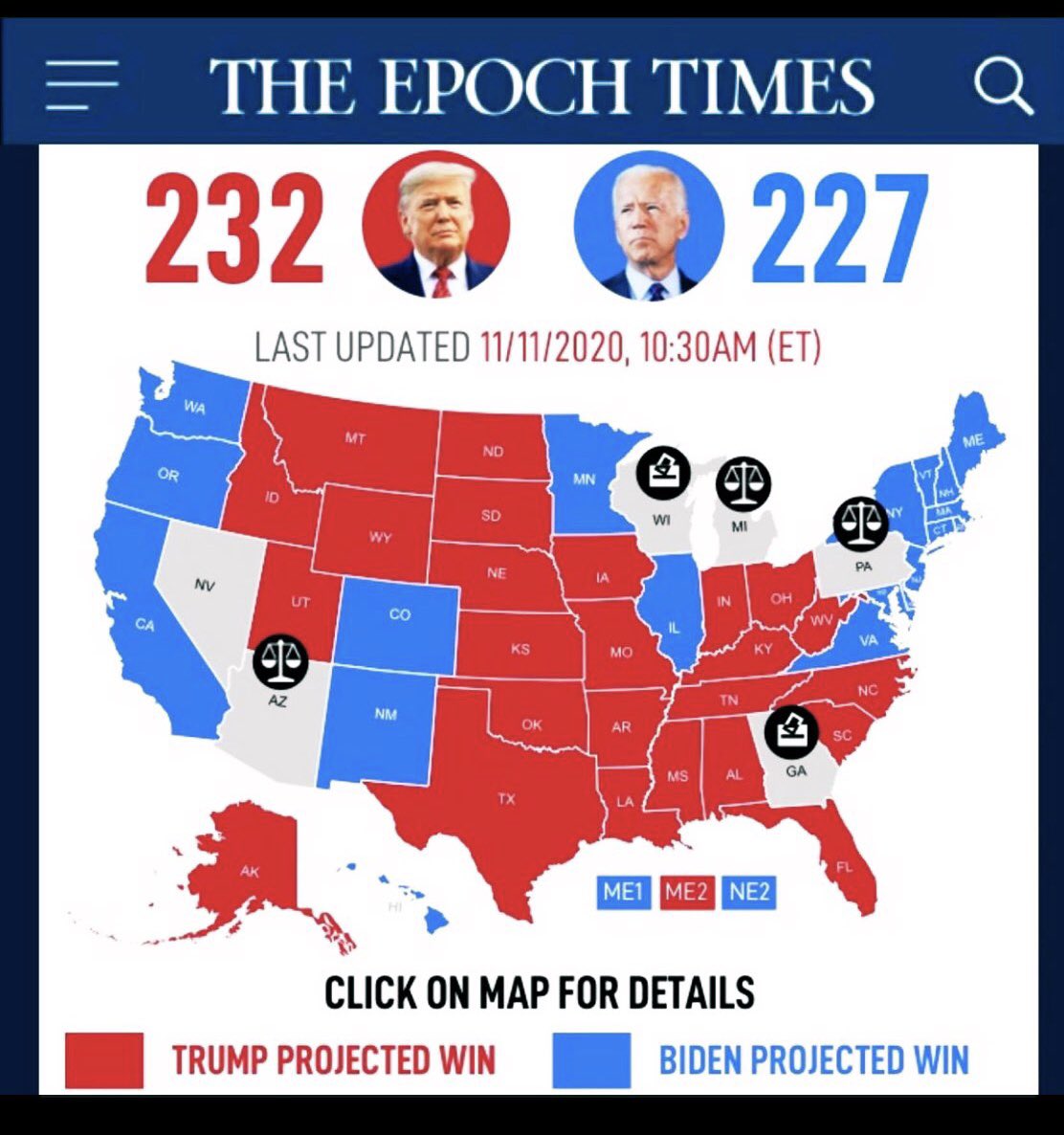 Perspective24's tweet photo. @NBCNews @NBCNewsTHINK How the election actually looks according to America, not China or their proxy media corporations who operate in America. https://t.co/iKChRQVF1u