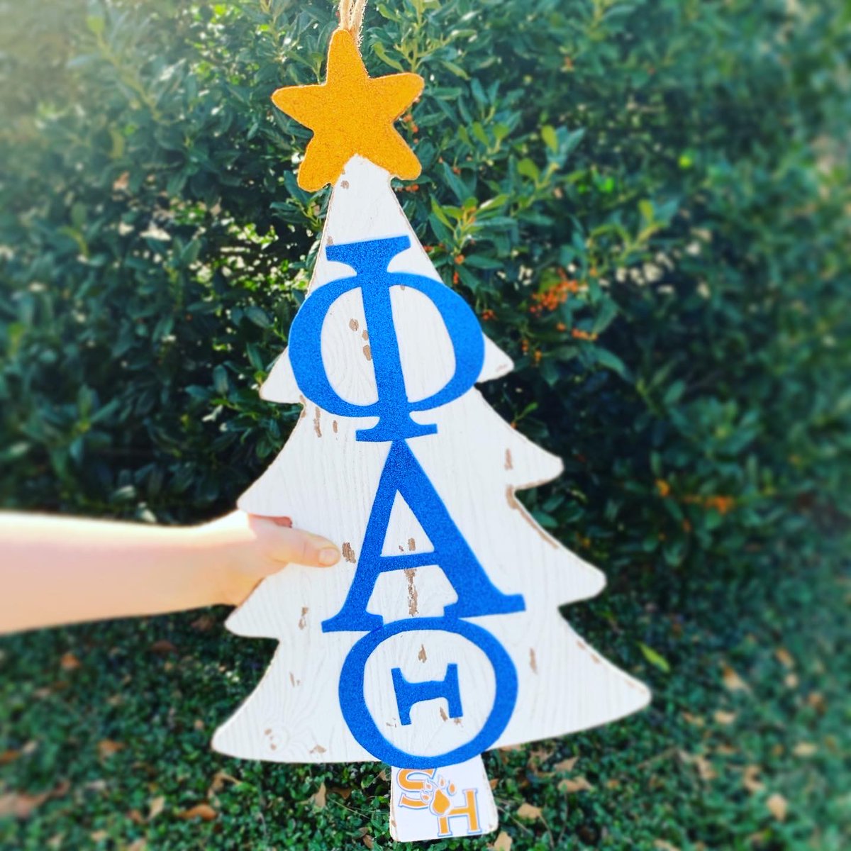 PATSHSU's tweet image. We dropped off Phi Alpha Theta’s ornament for the Tree of Light today. 
@PAT_History 🎄 Donate a minimum of 4 canned goods and receive a FREE Tree of Light Shirt* You can donate cans M-F 8-5 in the LSC Suite 215!

#SHSU *limited quantities available