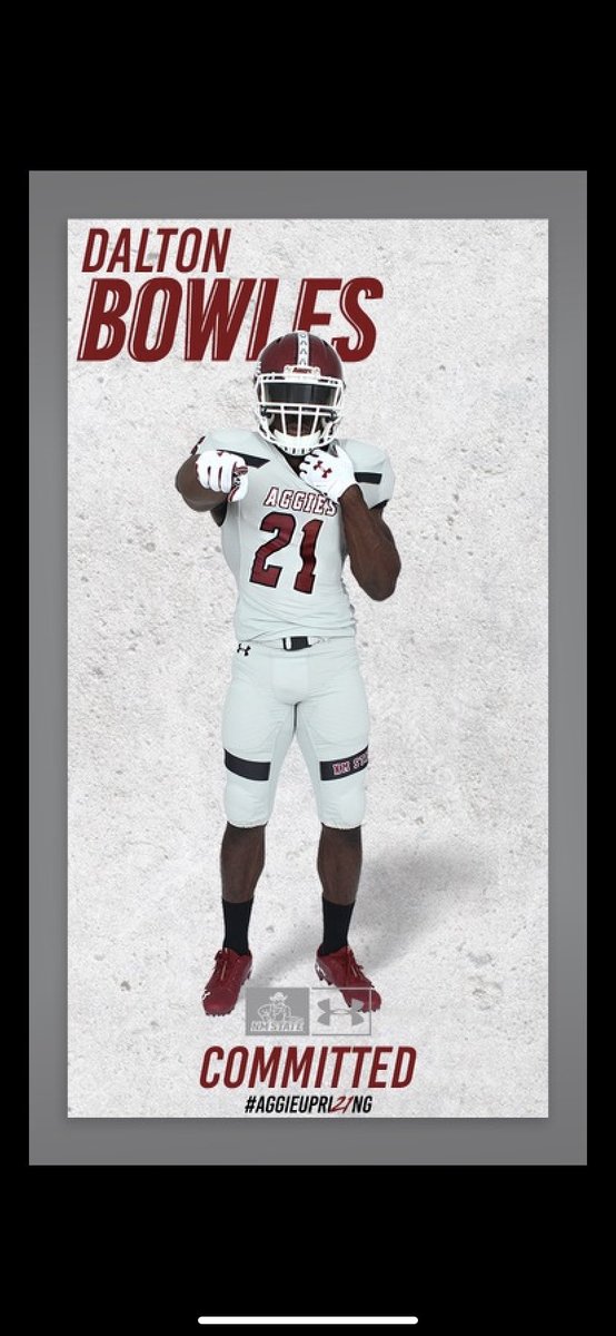 daltonbowles3's tweet photo. Very excited and blessed to announce I have verbally committed to further my education and football career at New Mexico State University!! Anything is possible with GOD!! @coachjfort @osoukup @CoachM_Justin @NMStateFootball https://t.co/h2hmHSzE8G