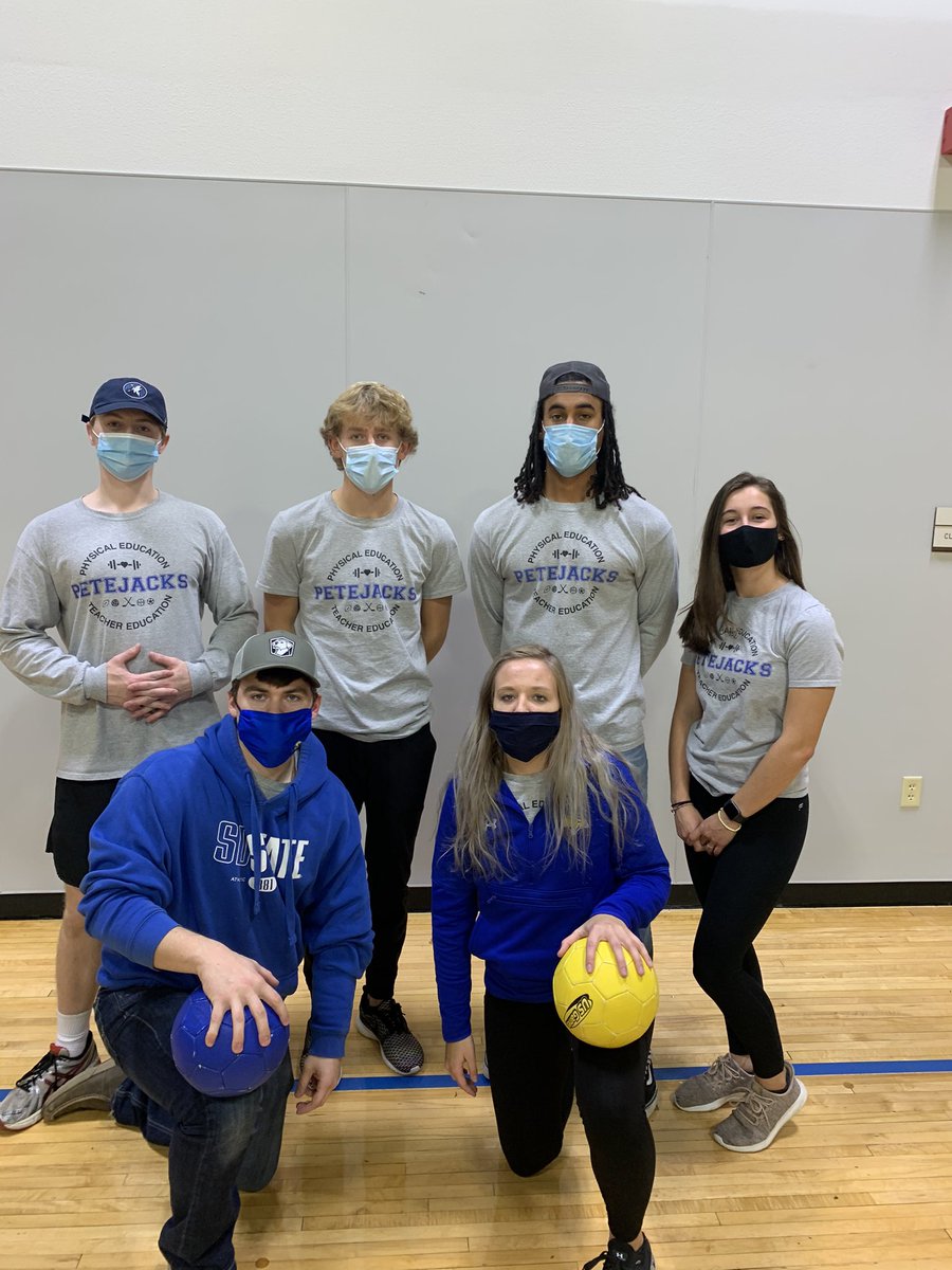 New 2021 PETEJacks board members!
Back row left to right 
President-Carson Cody 
Vice President- Caleb Cardwell 
Treasure- Jordan Mckean 
Safety- Jessica Morey 
Fundraising coordinator- Samuel Adams 
Social Media- Ashley Wollschlager 
Secretary- Alex Foehrenbacher (not pictured)