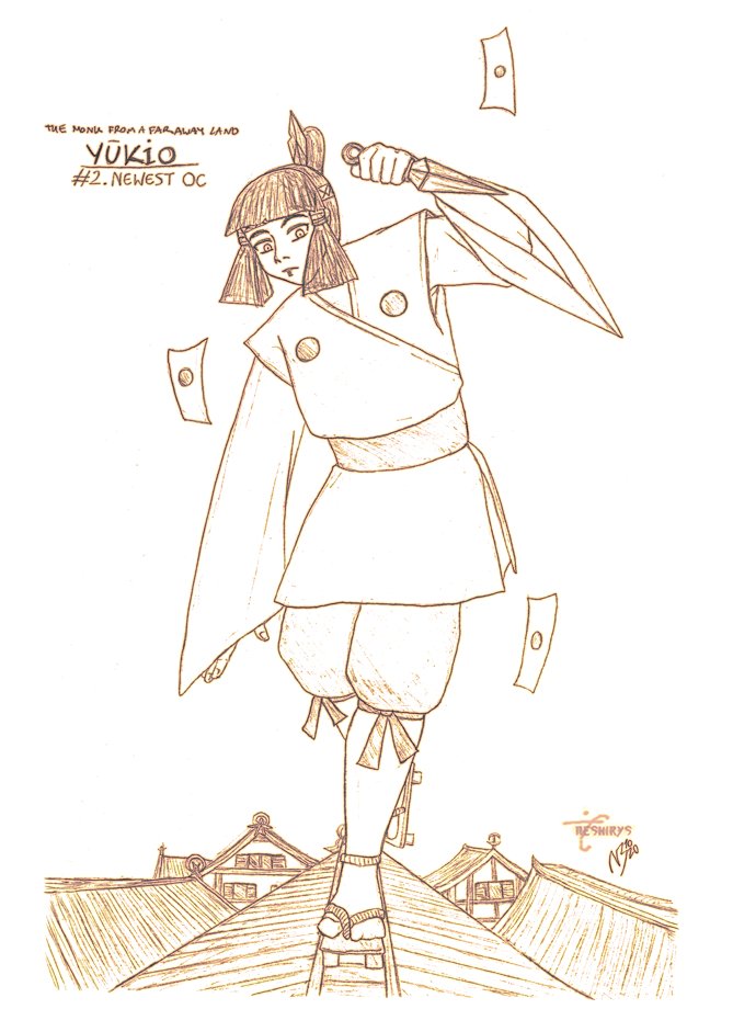 Neshirys's tweet photo. Yukio is one of my newest characters I created while drawing short comics of my original story about the life of mountain monastery monks. He's a collected exchange student who acts on his own and influences other characters' interactions.
#characterdesign #sketch #OCtober_2020 https://t.co/qRC66EDBVO