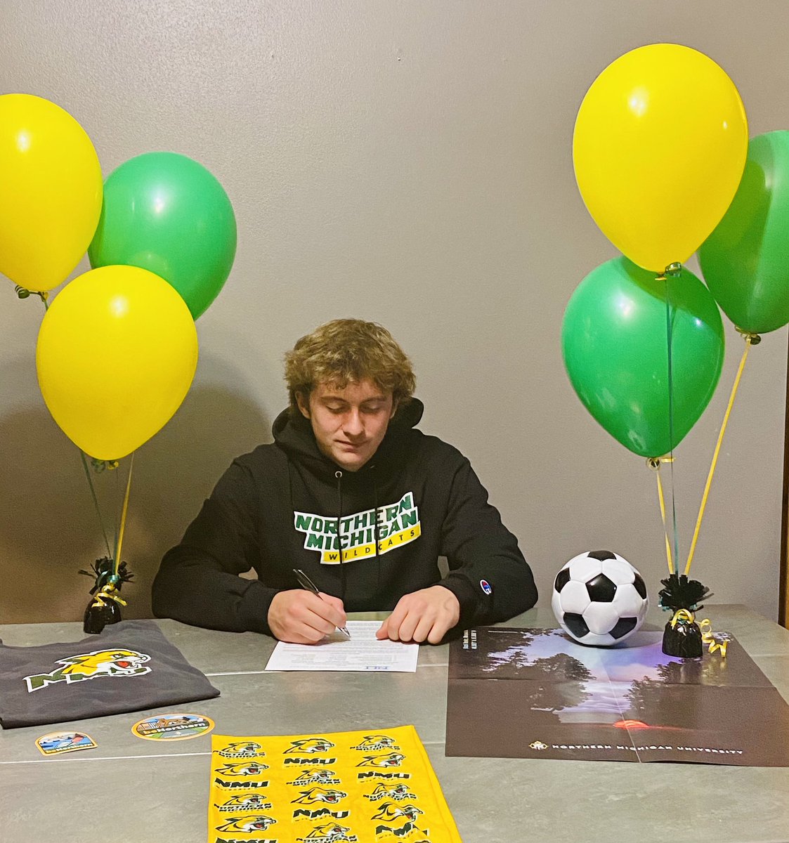 byronhsad's tweet photo. Congratulations to Aydin Lambert     on signing to continue his Academic and Soccer career at Northern Michigan University!
Great job Aydin! https://t.co/blvqtdHRK0