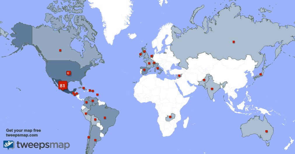 Baritono5's tweet image. I have 2 new followers from Mexico 🇲🇽 last week. See tweepsmap.com/!Baritono5