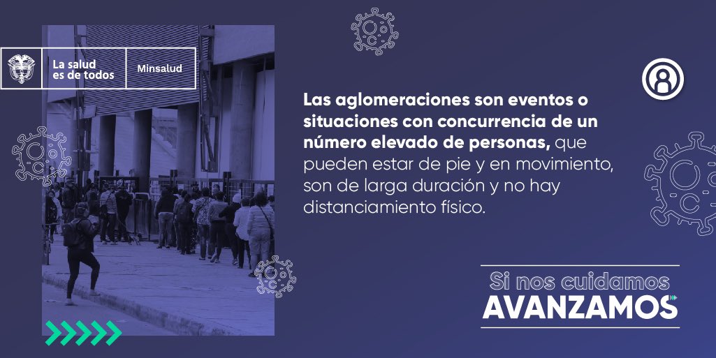 SespemCol's tweet photo. #evitalasaglomeraciones https://t.co/yC3qUFzvAg