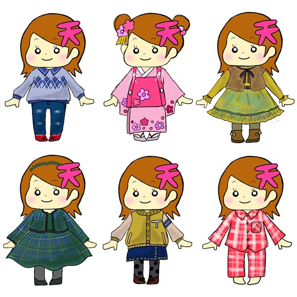 秋のコーデのtwitterイラスト検索結果