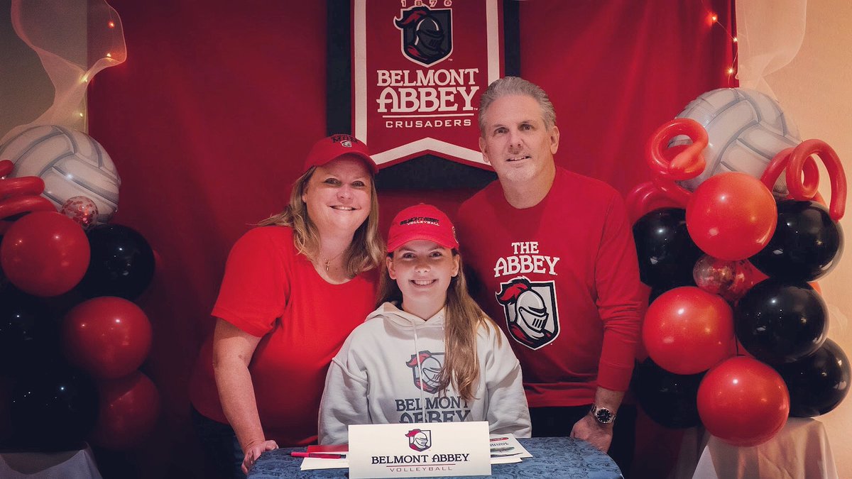 It's official! Colette Vance has signed her NLI and is headed to Belmont Abbey <a href="/AbbeyWVB/">Belmont Abbey WVB</a>. Can't wait to see what the future holds for her. #RaisetheRed #NCAABound #Signingday