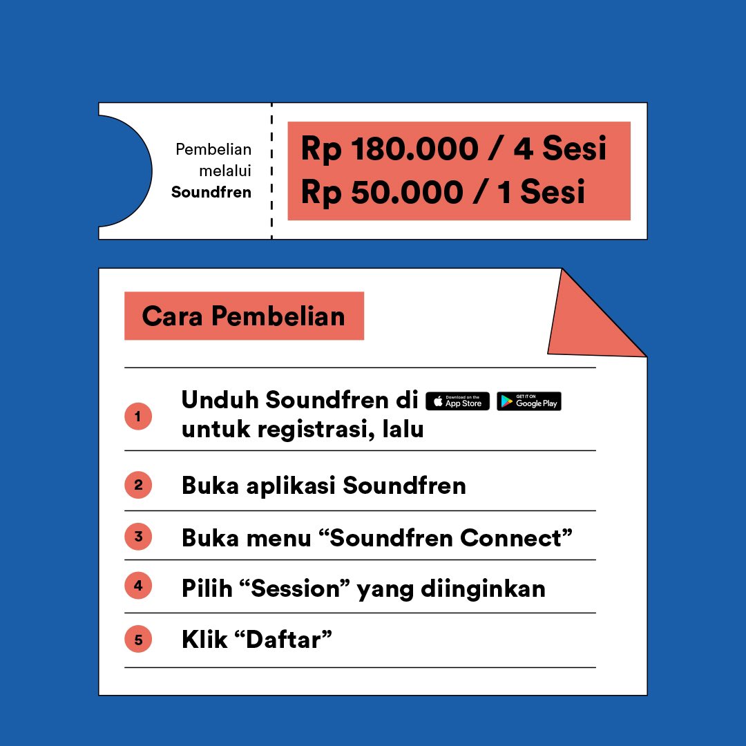 soundfren's tweet photo. Setelah tahu tentang bisnis plan dalam bermusik, kali ini @henryfoundation dan @oomleo dari @goodnightelctrc akan hadir kembali di #SoundfrenConnect
Buat kamu yang ketinggalan sesi pertama, kamu bisa langsung join sesi kedua ini dengan register di aplikasi Soundfren-mu, Fren! https://t.co/55bJCRbAZq