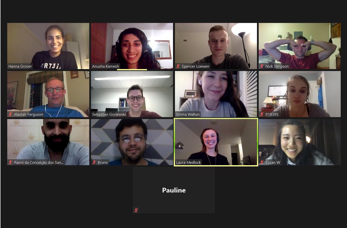 laurmedlock's tweet photo. A Ferguson Lab (zoom) reunion 🥳 For the next one we will have to see if the grad club delivers! https://t.co/VxzzVnziEQ