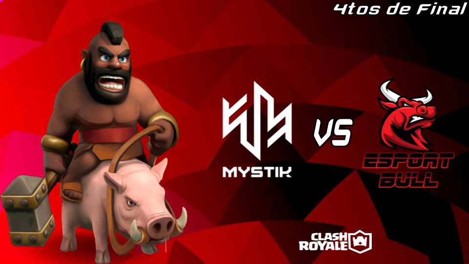 🔸️4tos de final | #DMLcupS1🔸️

🔵 <a href="/MystikGG/">M Y S T I K</a> vs @eSportBull1 🔴
🕣  9:00 pm
🎙️ <a href="/Potecito1000_/">Potecito1000</a>
📺 youtube.com/channel/UC7igk…
🔸️Dos equipos que demostraron gran nivel en fase de grupos, se miden esta noche para definir quien sigue en el camino hacia la gloria.