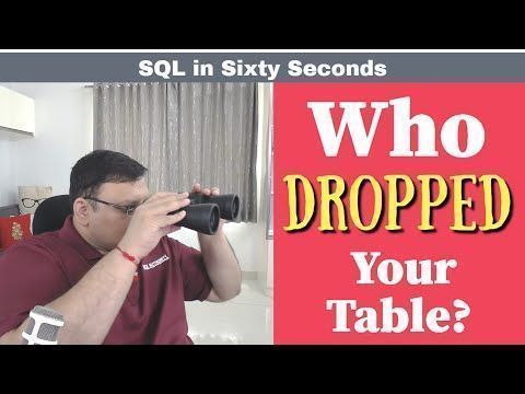 pinaldave's tweet image. Have you wondered who dropped any table in your database? Or even the entire database? It is easy to figure things out if you have default trace on.
bit.ly/3opLt0Q
#SQLServer #PerformanceTuning #SQLAuthority