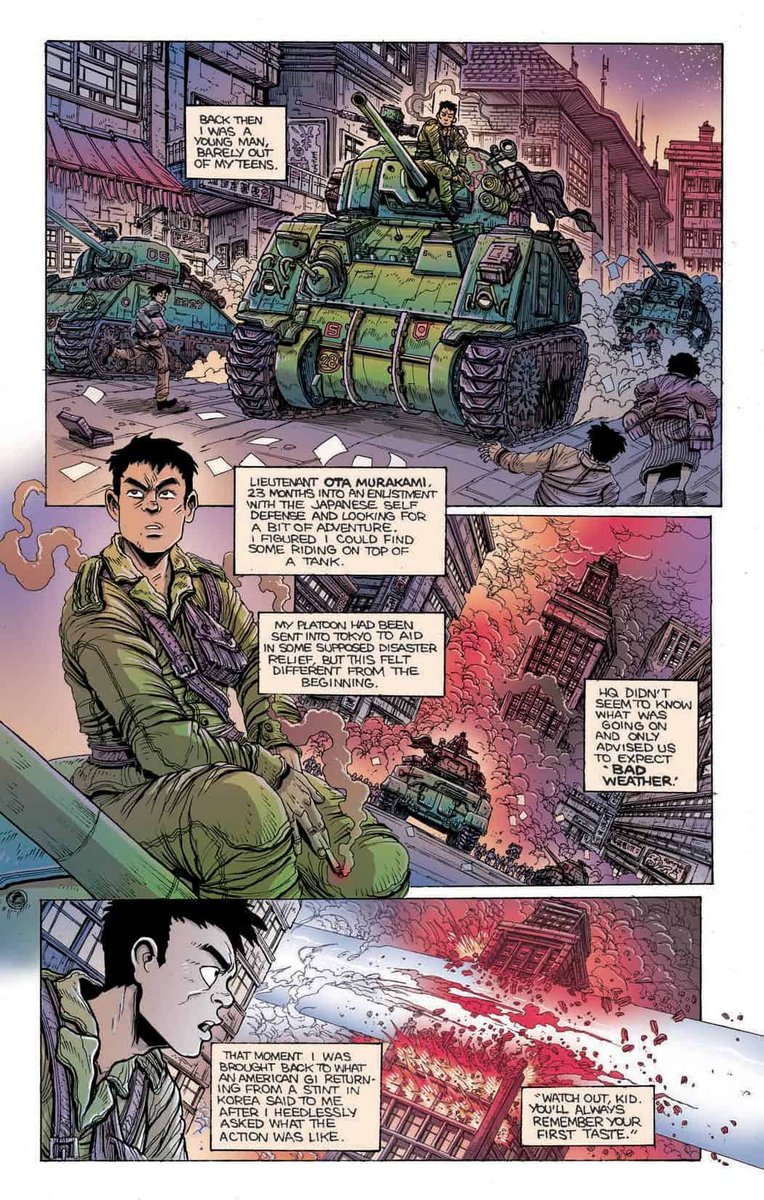 67. GODZILLA: THE HALF CENTURY WARFrom  @HeGotGronch,  @angienessyo,  @thedisastrix,  @JustinEisinger,  #AlonzoSimon and  #ClaudiaChongListen, there are few better pairings in this world than James Stokoe and Godzilla.Just look at this!