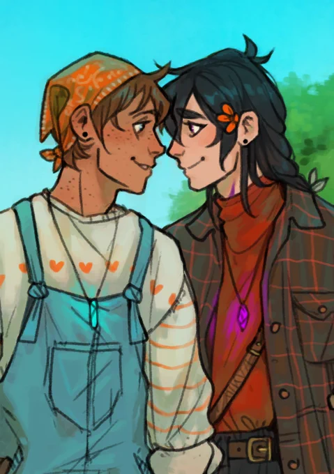 ? just some witch boyfriends doing some gardening some fall day ?

#klance 