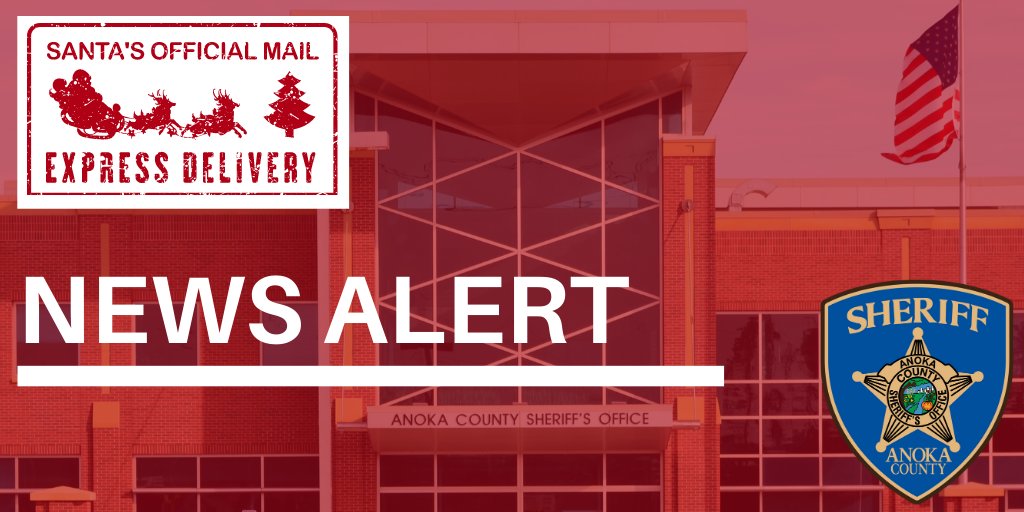 AnokaCoSheriff's tweet photo. Please follow the link for a press release from Santa Claus. https://t.co/e96XgcoToG https://t.co/J3MgJ7HYuX