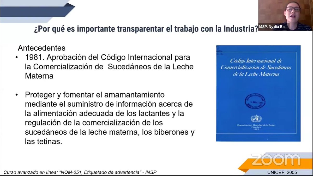 nessmrqz's tweet photo. La MSP @msp_nydiab nos explica la importancia de transparentar la investigación con la industria 

Curso avanzado en linea: "NOM 051 Etiquetado para la salud" https://t.co/vMdvJnGGpb