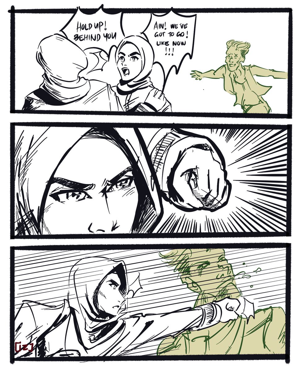 IndaZubir's tweet photo. Reinforcement is on the way 😬
@liyanakidal @ainplustwoas 
#izcomic #Zombies https://t.co/oC6B1GIkiM