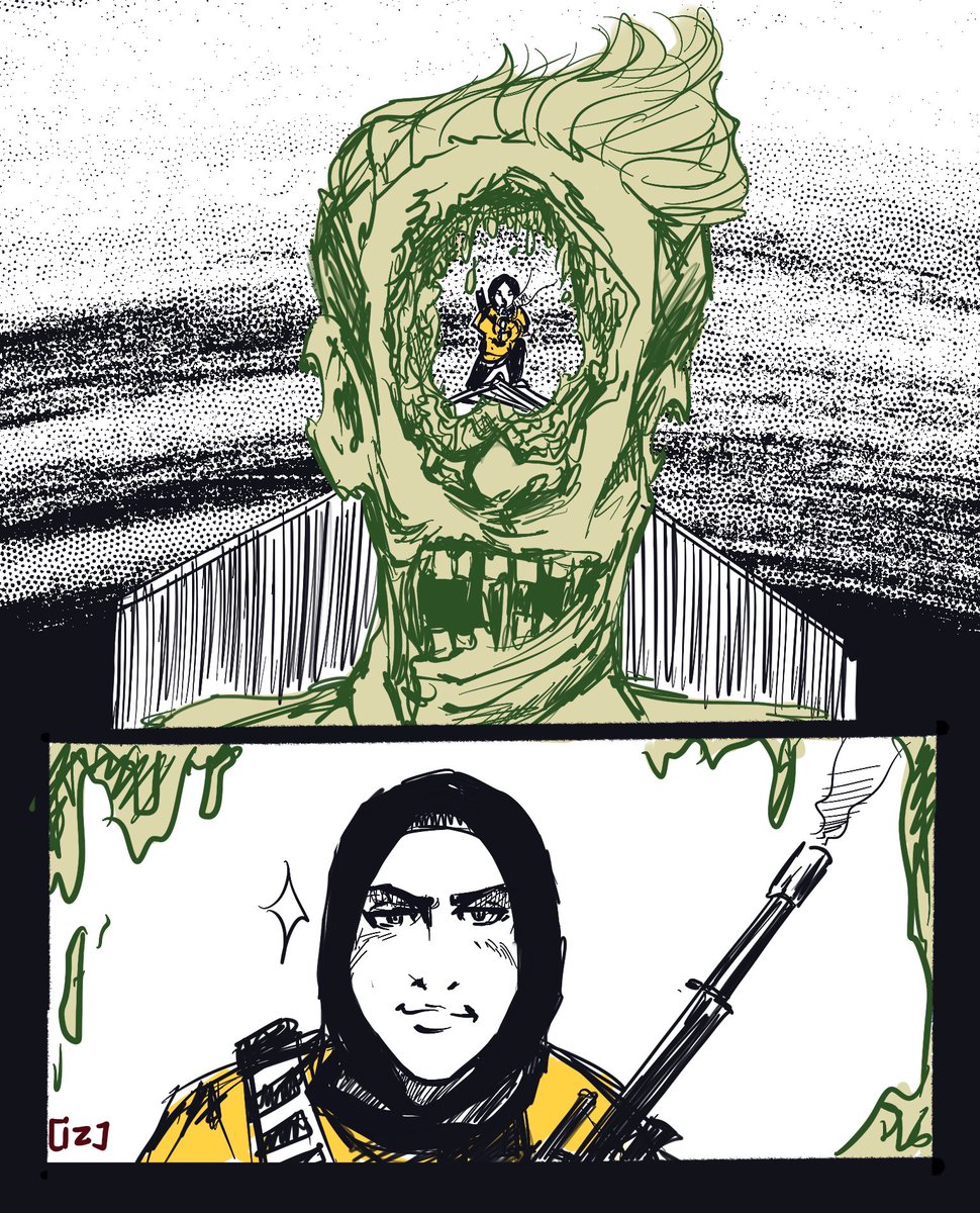 IndaZubir's tweet photo. Reinforcement is on the way 😬
@liyanakidal @ainplustwoas 
#izcomic #Zombies https://t.co/oC6B1GIkiM