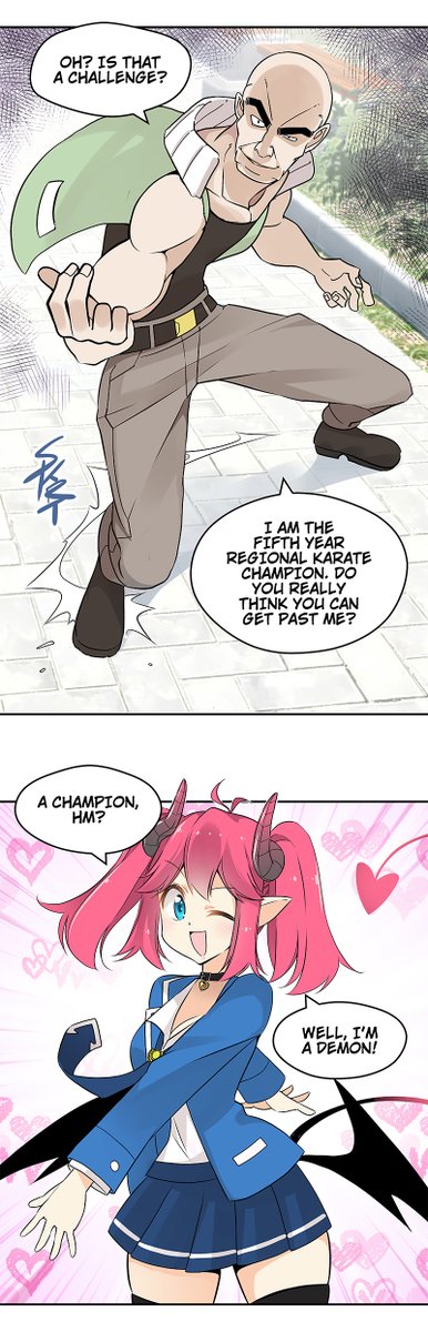 SuccGirlfriend's tweet photo. Succubus vs. PE Teacher https://t.co/OV760c4Rot