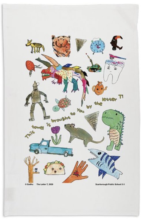 scarborough_ps's tweet photo. The #COVID19 pandemic stopped our annual Art Show but our parents are bringing the art to you through these AMAZING tea towels, featuring well known local artists. Proceeds will fund our innovative Art and Literacy program in 2021. Order online https://t.co/18C72XHaKh https://t.co/pAcR4bIx1H
