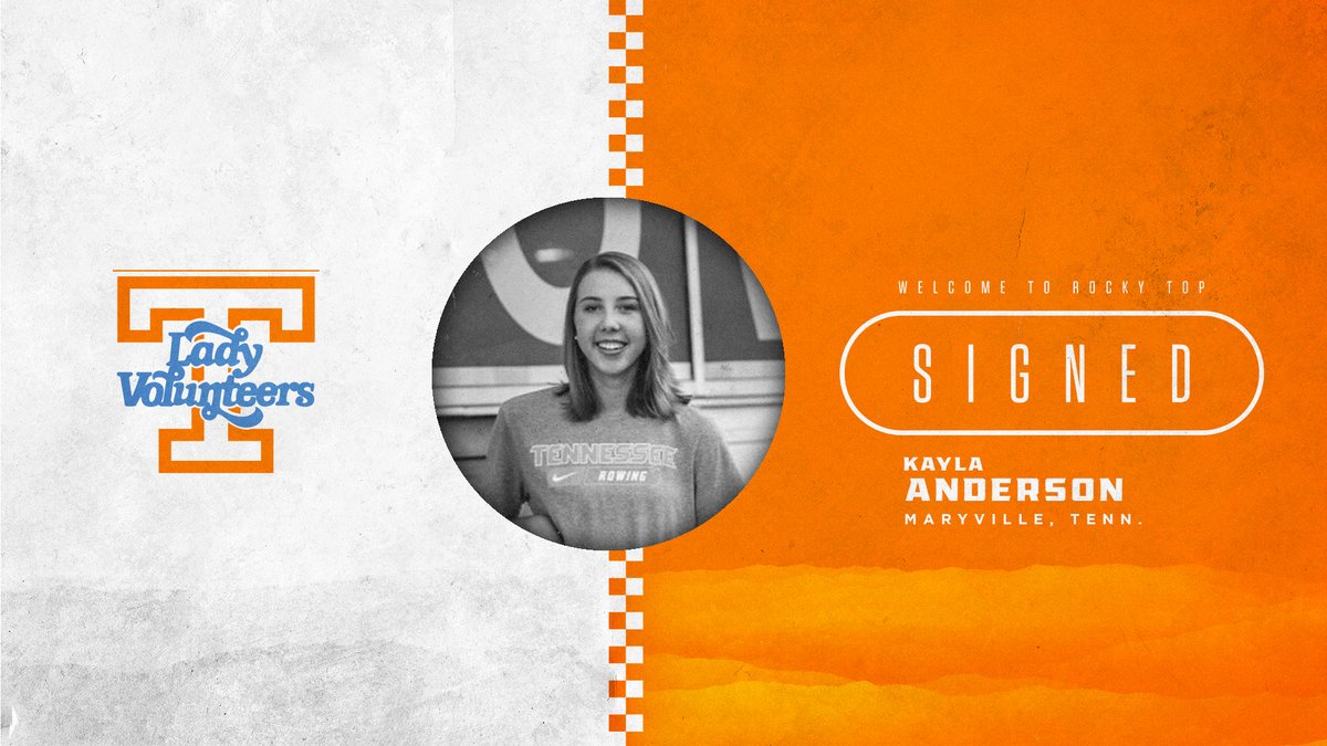 Vol_Rowing's tweet photo. It's official! Kayla Anderson is a Lady Vol! ✍️

“I chose Tennessee because I wanted a school that will push me to be my best as an athlete and a student. I’m so excited to row for the Big Orange!” https://t.co/TqpDQQJ9aW