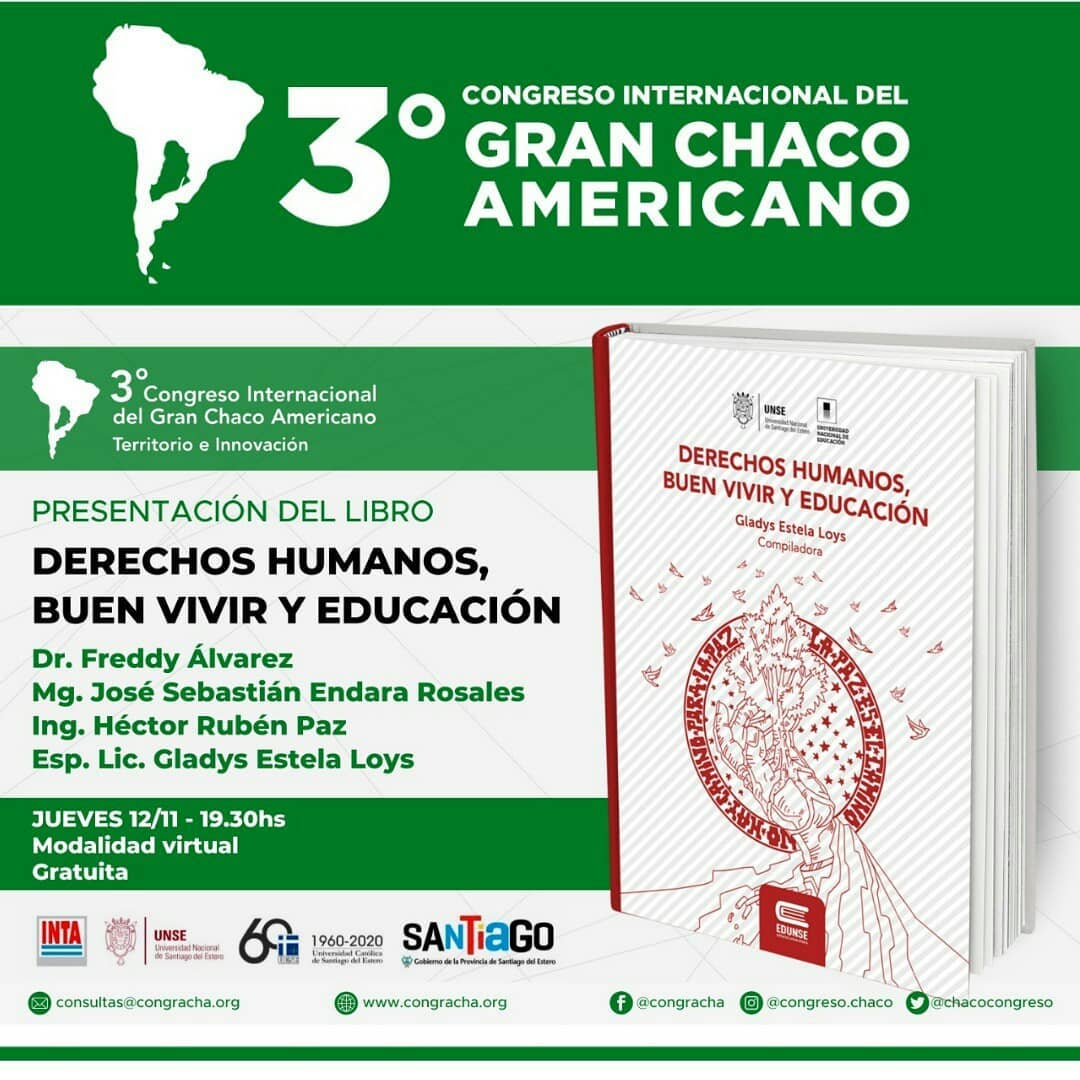 ChacoCongreso's tweet photo. #AHORA Presentación del libro "Derechos humanos, buen vivir y educación"
Transmisión en vivo: https://t.co/8KPvvURKOJ https://t.co/avhOaeFBxx