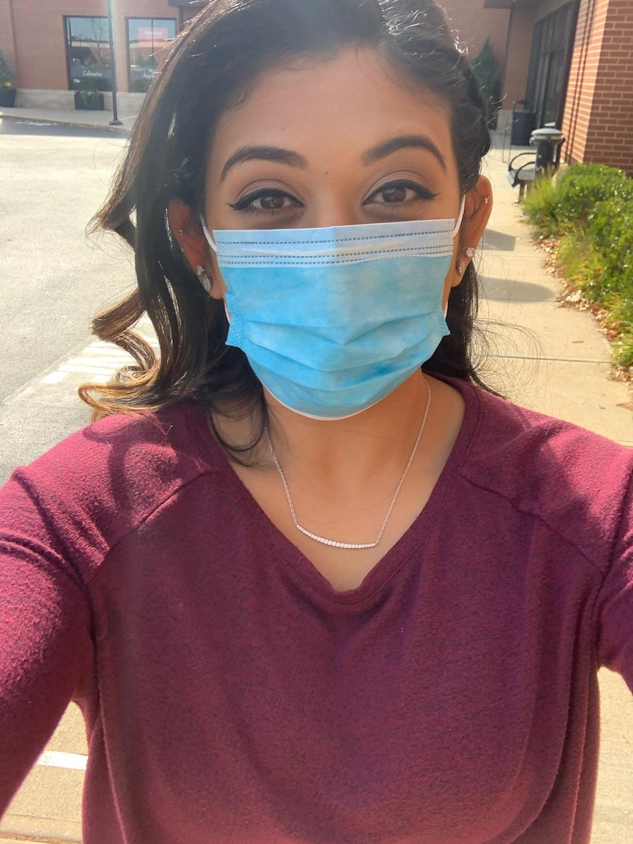 This is Priya Patel, Respiratory Therapist @NYPQueens Priya says, “I wear my mask to stop the spread of covid-19. My mask protects you, your mask protects me” <a href="/nyphospital/">NewYork-Presbyterian</a> #MaskUp #ProudRT