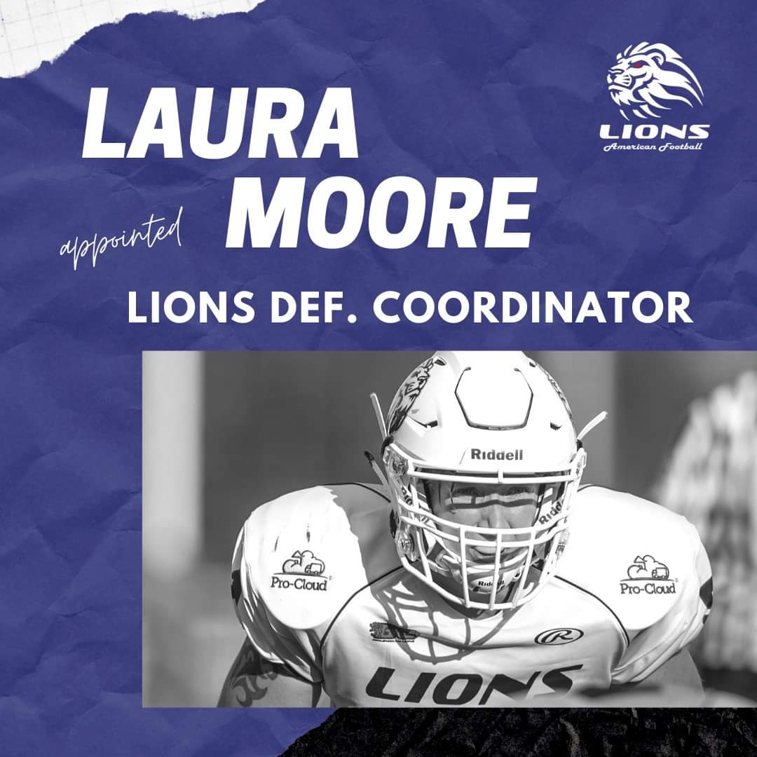 EXCITING NEWS | Former Lion &amp; GB LB @LJBM83 has been named the team’s DC for the season ahead. A notably stalwart player, Laura also represented her country from 2013-2017 before cutting her coaching teeth with <a href="/KeeleCrusaders_/">Keele Crusaders</a> &amp; <a href="/UoNAF/">UoNAF</a>. Full article here: m.facebook.com/story.php?stor…