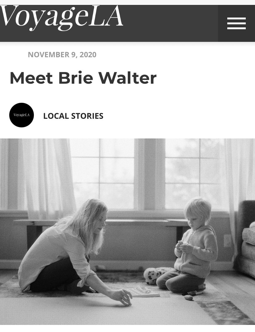 My work and I were featured in <a href="/VoyageLAmag/">Voyage LA</a> this week! Thank you!