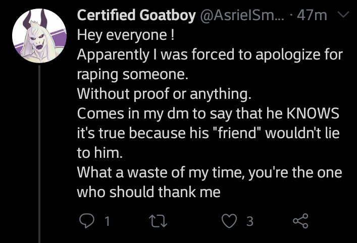 NOODLEMASTEERS's tweet photo. lets fucking end him. Also asriel? I'll come out of this fine. good luck taking me offline. https://t.co/2UXXrZHivS