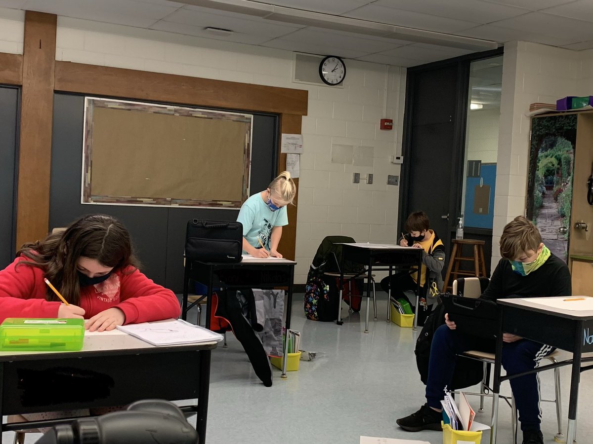 EmilyFord618's tweet photo. My 4th/5th graders were inspired by our Doug Florian author study and asked to make their own poems! Their excitement and enthusiasm was amazing to see! @ccsd21frost https://t.co/8pfuV4DQYf