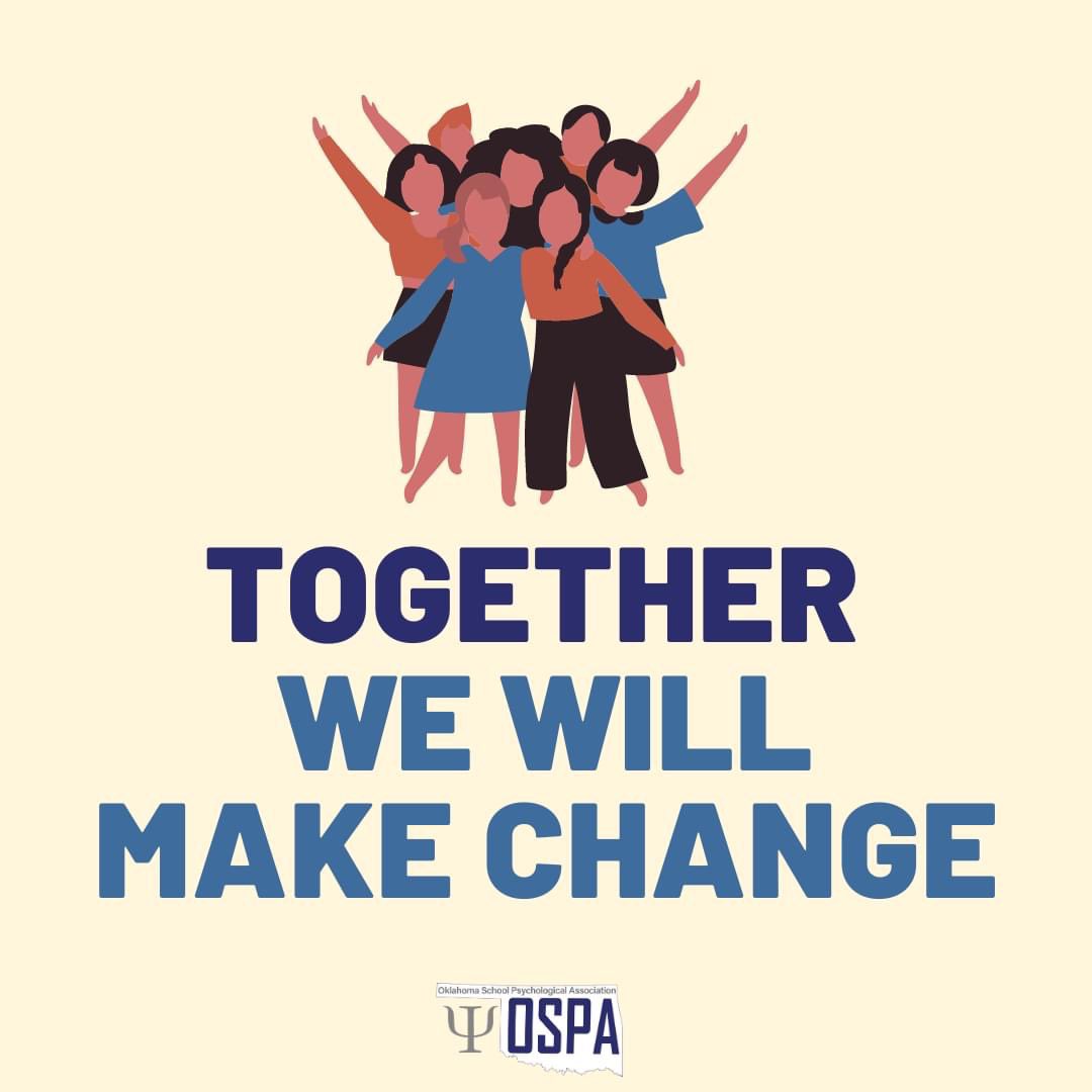 OKschoolpsych's tweet photo. In honor of National School Psychology Week 2020, today we raise awareness of ALLYSHIP. As school psychologists, we work to advance social justice and equity for students and their families, especially those who experience systemic injustice and marginalization. https://t.co/txEenAgsuP