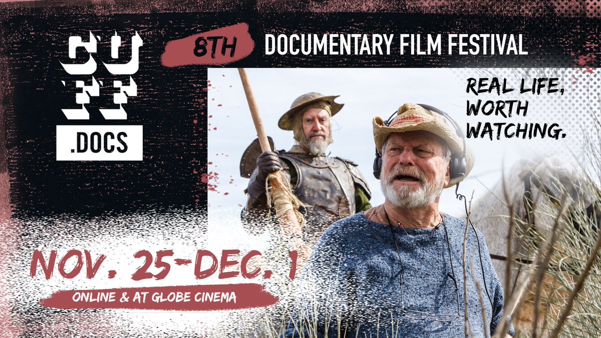 CalgaryCinema's tweet photo. ICYMI - the @CUFF Docs 2020 line-up is here! Running from November 25th to December 1st both online and at @GlobeCinema, the festival showcases the best in non-fiction films.

Head to https://t.co/qXEEwOK2qh to see the full line-up and buy tickets. #yycfilm #cuff2020 https://t.co/dfVZEd3QzI