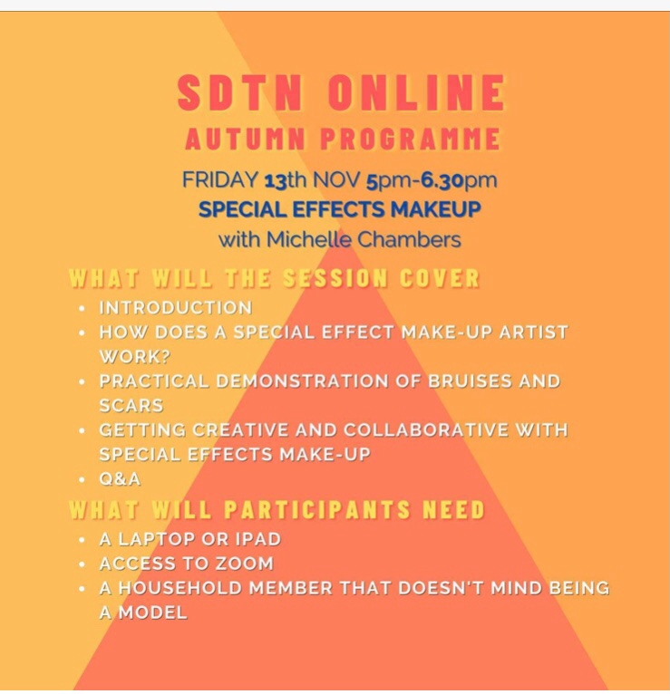 The Network (@networksdtn) on Twitter photo Still tickets left for this great workshop tomorrow. Come along and hear from make up artist Michelle Chambers. Tickets available from <a href="/RCStweets/">Royal Conservatoire of Scotland</a> web Still tickets left for this great workshop tomorrow. Come along and hear from make up artist Michelle Chambers. Tickets available from <a href="/RCStweets/">Royal Conservatoire of Scotland</a> web