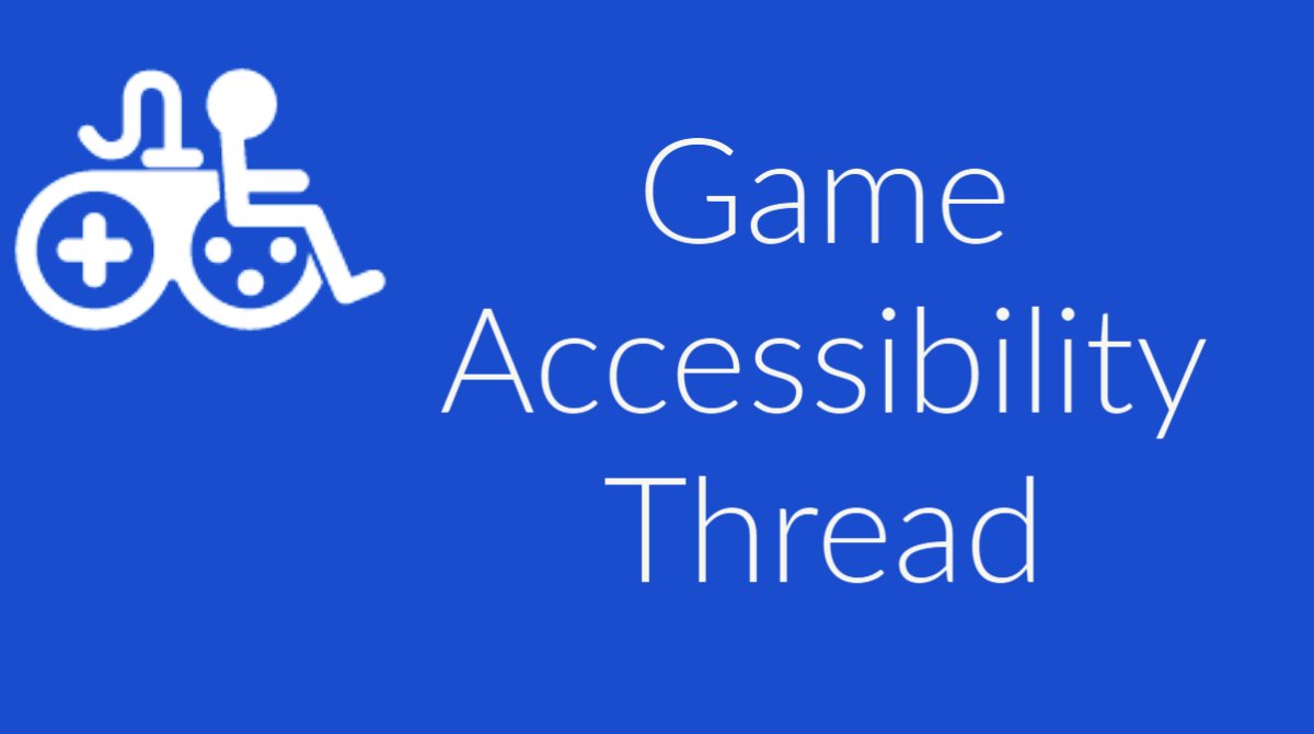 For all of the  #gamedev people who need help with introductory  #a11y into their games. This thread will show and explain some of the basic things you can do to support  #a11y in your games.1/16