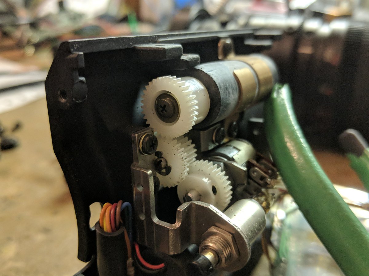 the gears don't mesh! well that's a problem.