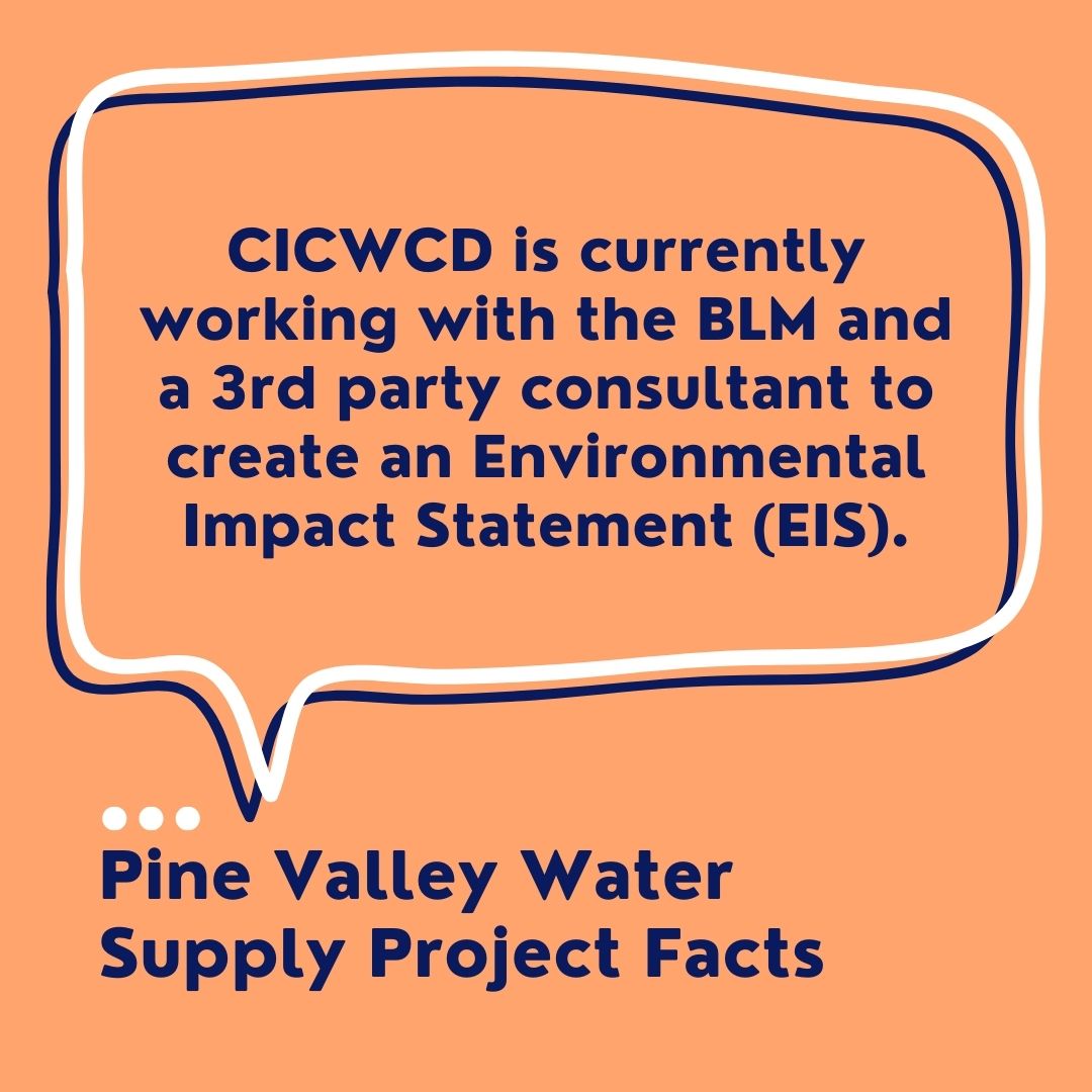 cicwcd's tweet photo. The CICWCD is currently working with the Bureau of Land Management and a 3rd party consultant to create an Environmental Impact Statement for the PVWS Project. Learn more by clicking the link below:
https://t.co/KMB3rSiGnE

#PVWSproject #slowtheflow #conserve #recharge #import https://t.co/xrFqUJoRto
