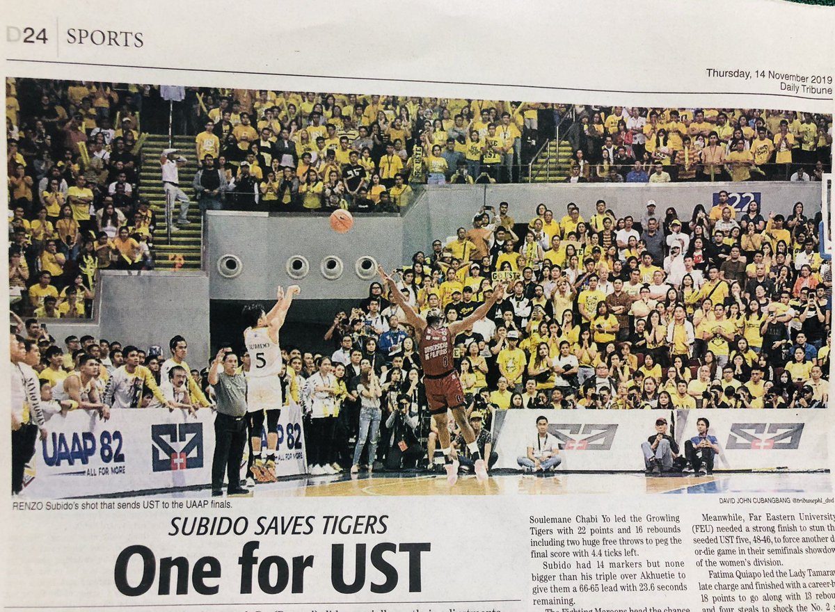 UST Growling Tigers tweet media