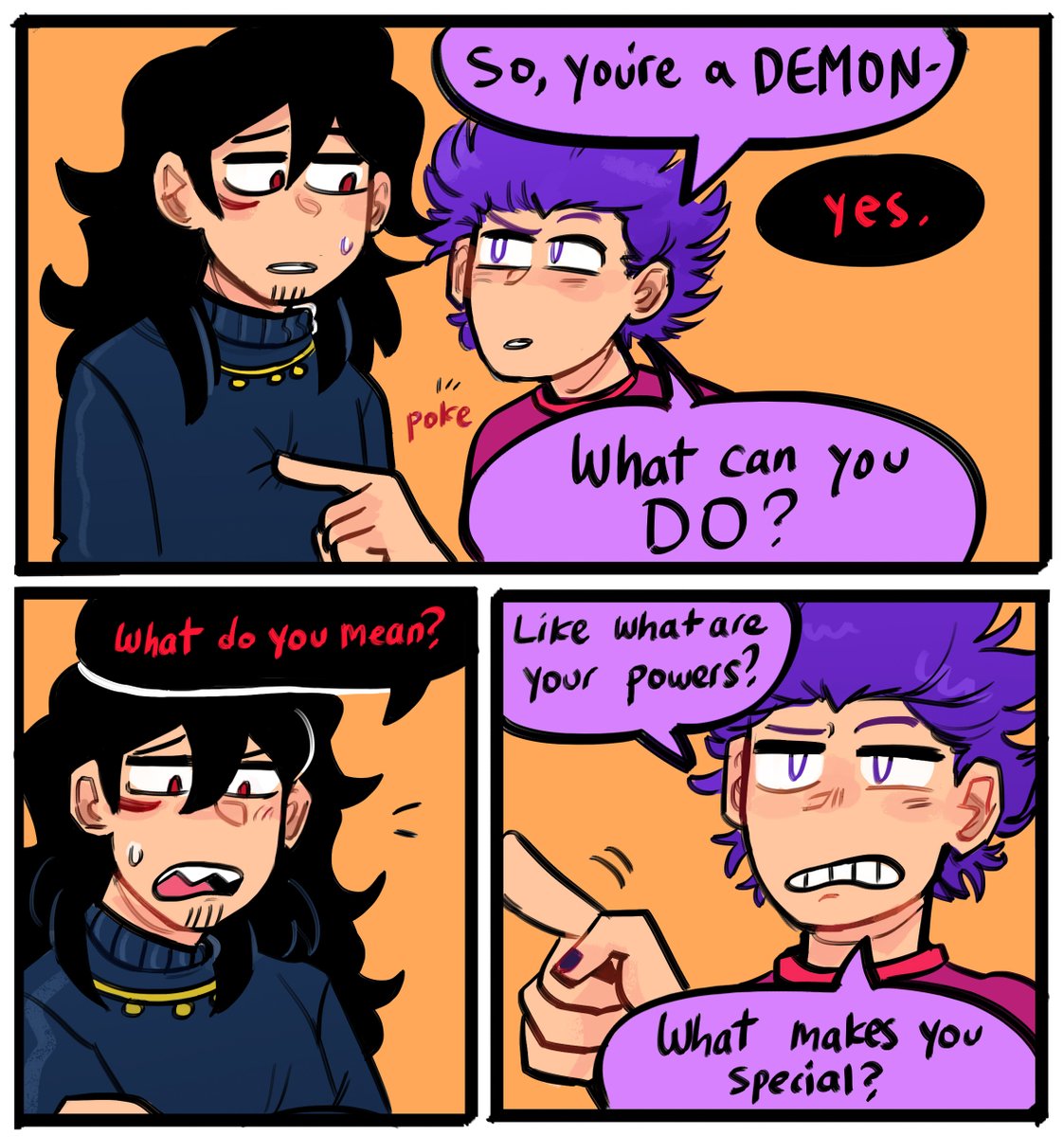 shinsou's curious about demonzawa (1/2) 