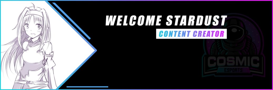 Es ist nun offiziell! 
Stardust ist ein Content Creator/ Streamer für Cosmic eSports! Auf eine gute gemeinsame Zeit zusammen🤝

twitch.tv/itsmestardust

#FeelTheSpace