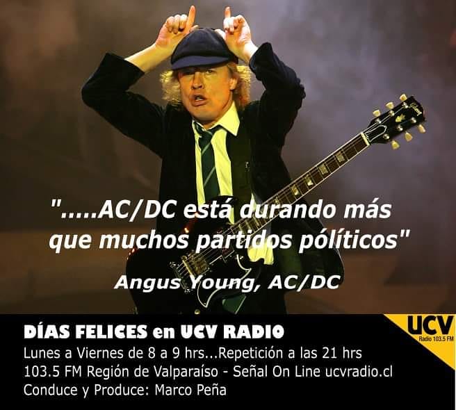 mpenamadrigal's tweet photo. #ucvradio #Musica #radio #ACDC #diasfelices https://t.co/TflaaJsx76