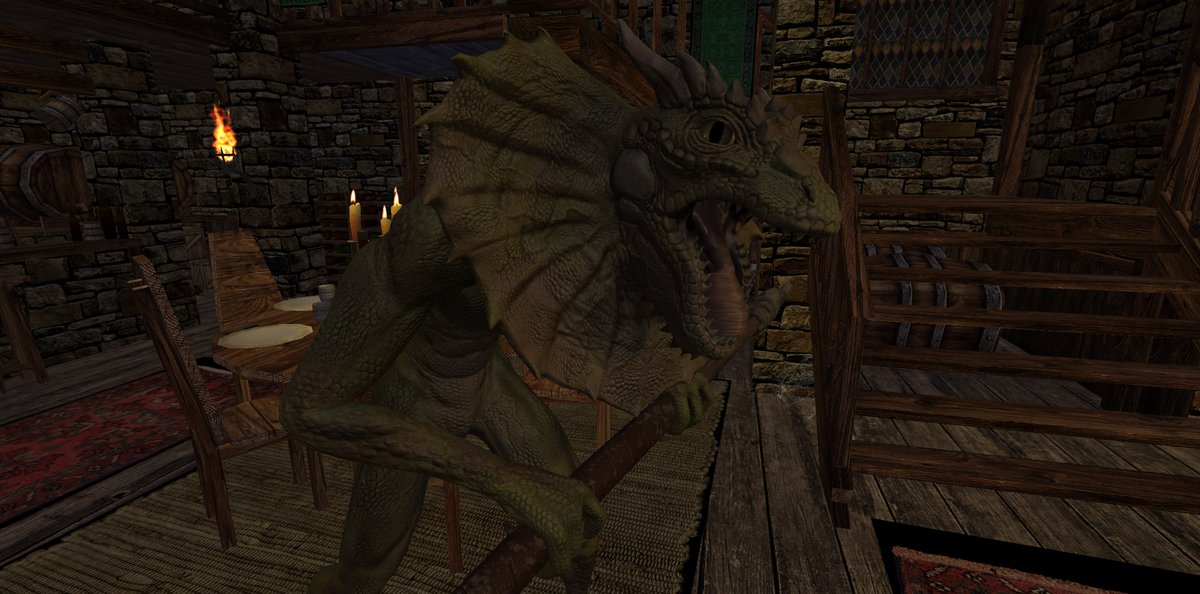 Lizard-folk, a race that subscribes to a different set of rules from us warmbloods. 🦎 
One of the many enemies in the GMs disposal. 
#vr #rpg #virtualreality #roleplay #dnd #dungeonmaster #gamemaster #dungeonmasterlife #dungeonsanddragons #dungeonsanddragonsart #oculusquest